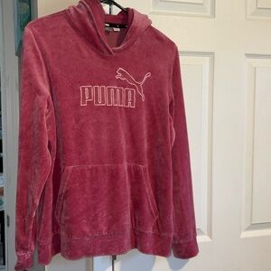 Velvet puma sweatshirt